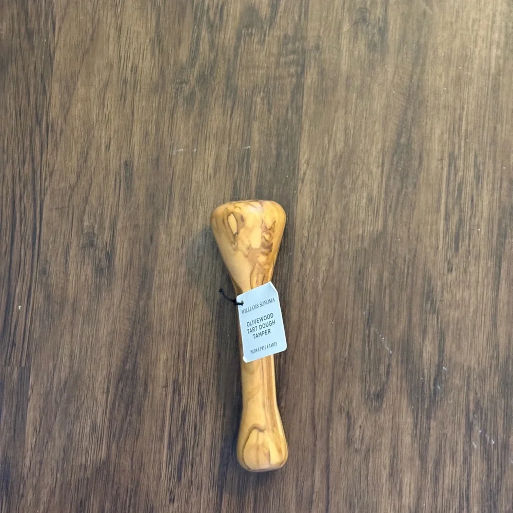 Williams Sonoma olive wood Tart Tamper